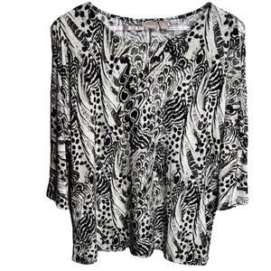 Chicos Pattern Design Blouse